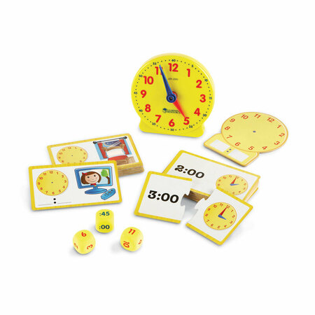 LEARNING RESOURCES SET;TIME;ACTIVITY;KIT LER3220